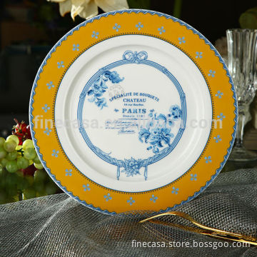 10.5 Inches Elegant New Bone China Fine Dining Plate of New Classic